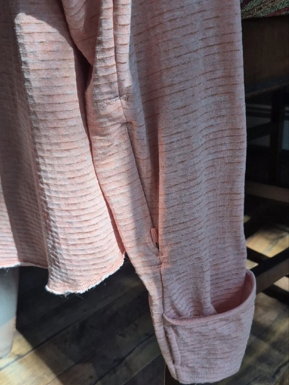 Nike Light Pink Long Sleeve Crewneck Top